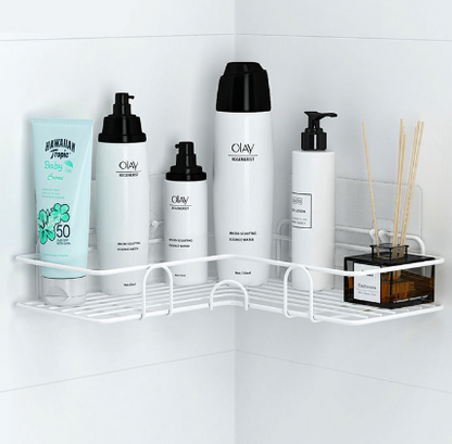 Triangle Corner Shower Shelf – No‑Drill Bathroom Organizer