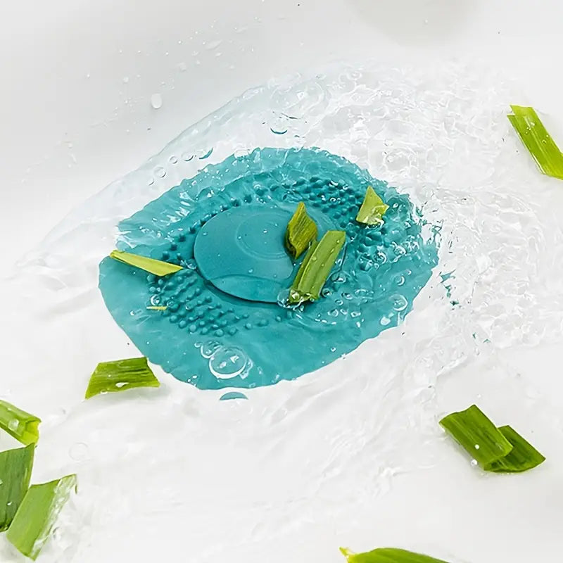 Silicone Shower Drain Stopper & Hair Catcher Cover