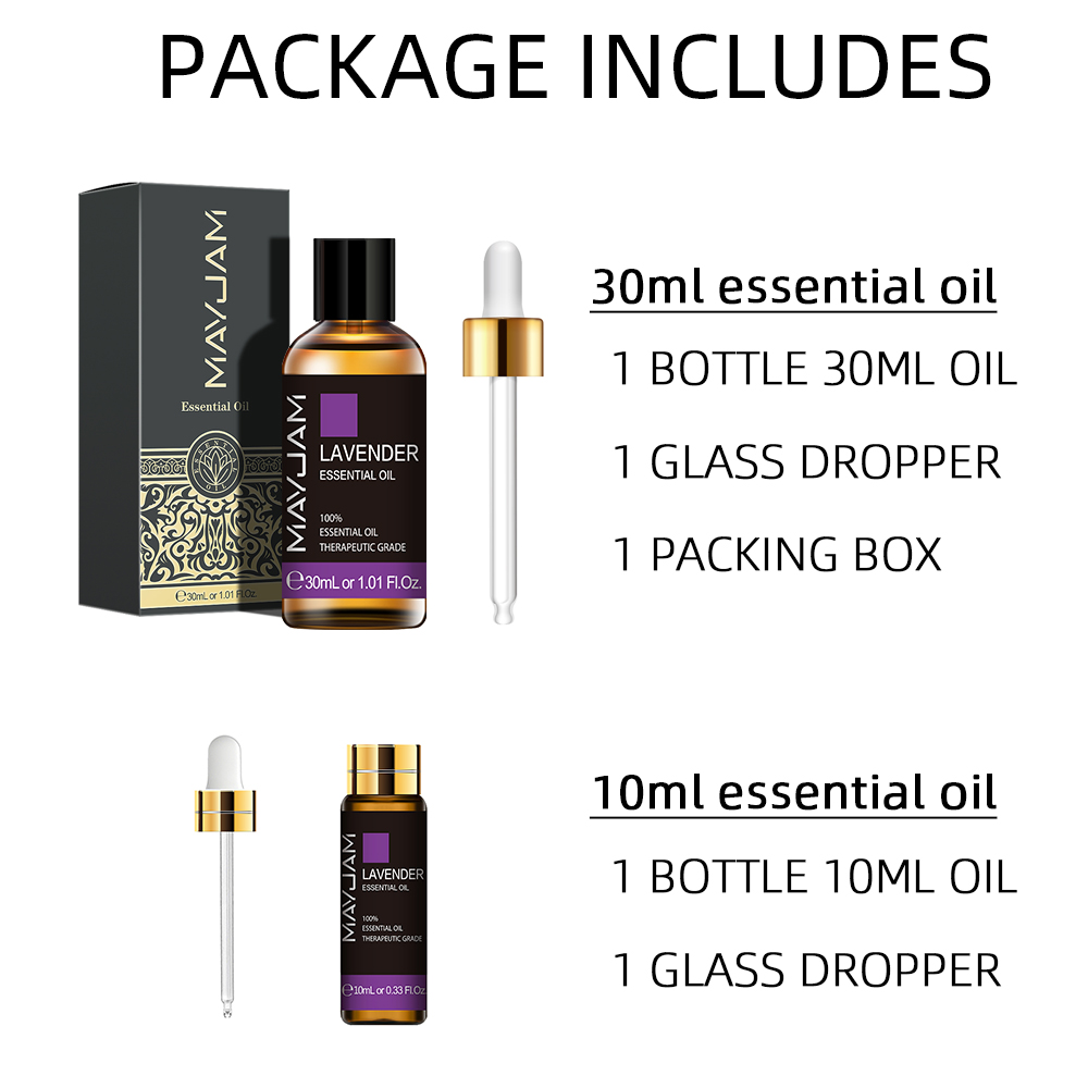 MAYJAM Essential Oils – Pure Aromatherapy Collection for Wellness & Home Comfort