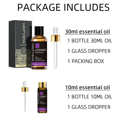 MAYJAM Essential Oils – Pure Aromatherapy Collection for Wellness & Home Comfort