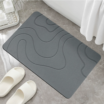 Natural Diatomite Quick‑Dry Bath Mat – Ultra‑Absorbent & Non‑Slip
