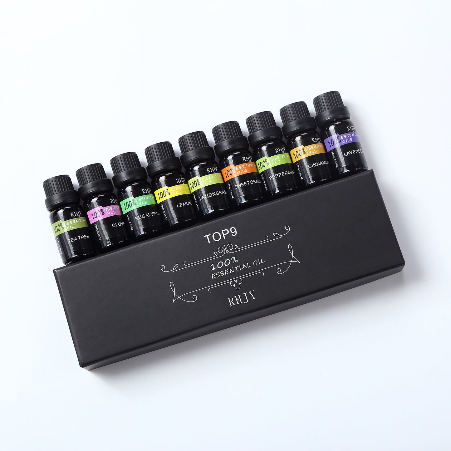 100% Essential Oils Aromatherapy Set – High Quality Multi‑Piece Collection