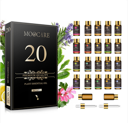 20‑Piece Aromatherapy Essential Oils Variety Set