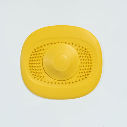 Silicone Shower Drain Stopper & Hair Catcher Cover