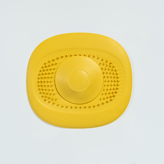 Silicone Shower Drain Stopper & Hair Catcher Cover