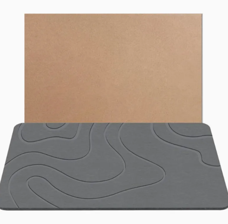 Natural Diatomite Quick‑Dry Bath Mat – Ultra‑Absorbent & Non‑Slip