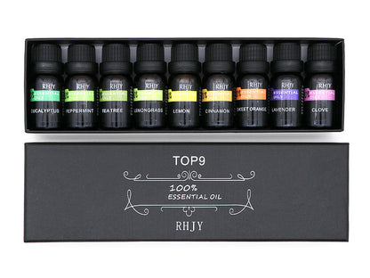 100% Essential Oils Aromatherapy Set – High Quality Multi‑Piece Collection