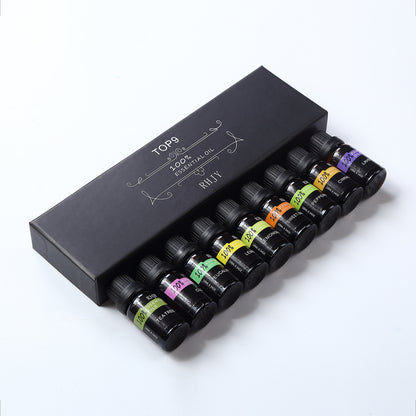 100% Essential Oils Aromatherapy Set – High Quality Multi‑Piece Collection