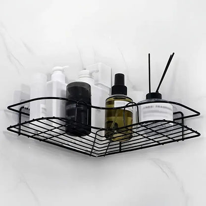 Triangle Corner Shower Shelf – No‑Drill Bathroom Organizer