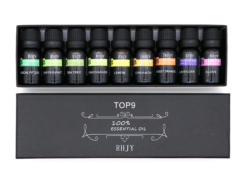 100% Essential Oils Aromatherapy Set – High Quality Multi‑Piece Collection