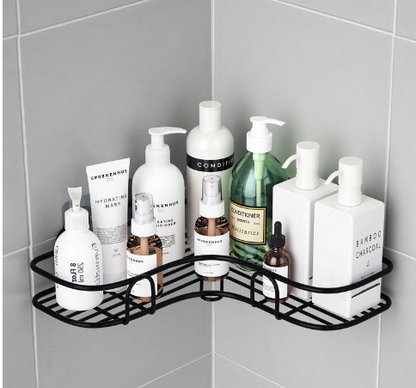 Triangle Corner Shower Shelf – No‑Drill Bathroom Organizer