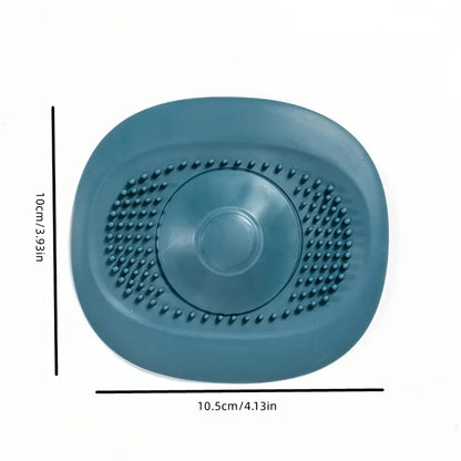 Silicone Shower Drain Stopper & Hair Catcher Cover