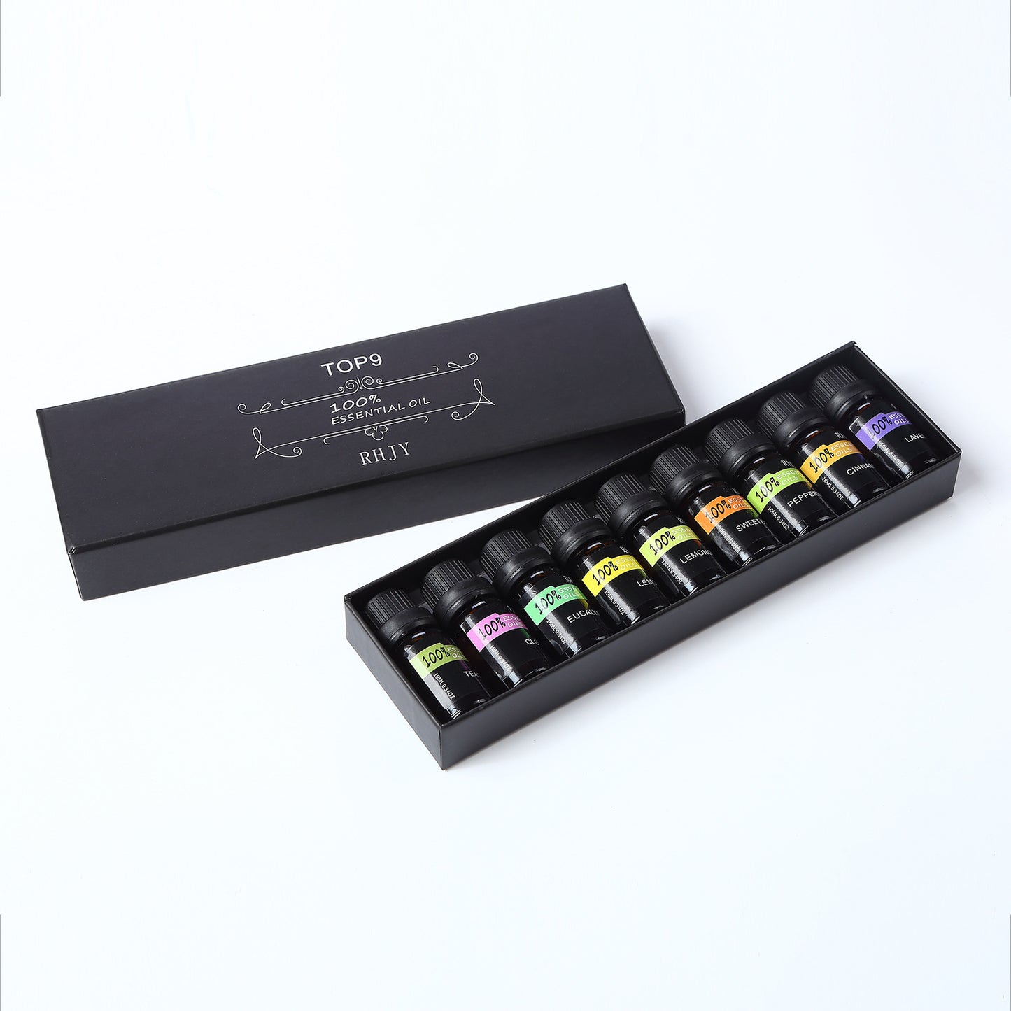 100% Essential Oils Aromatherapy Set – High Quality Multi‑Piece Collection